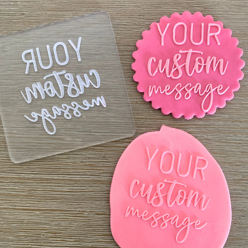 CW Custom Fondant Embosser Stamp