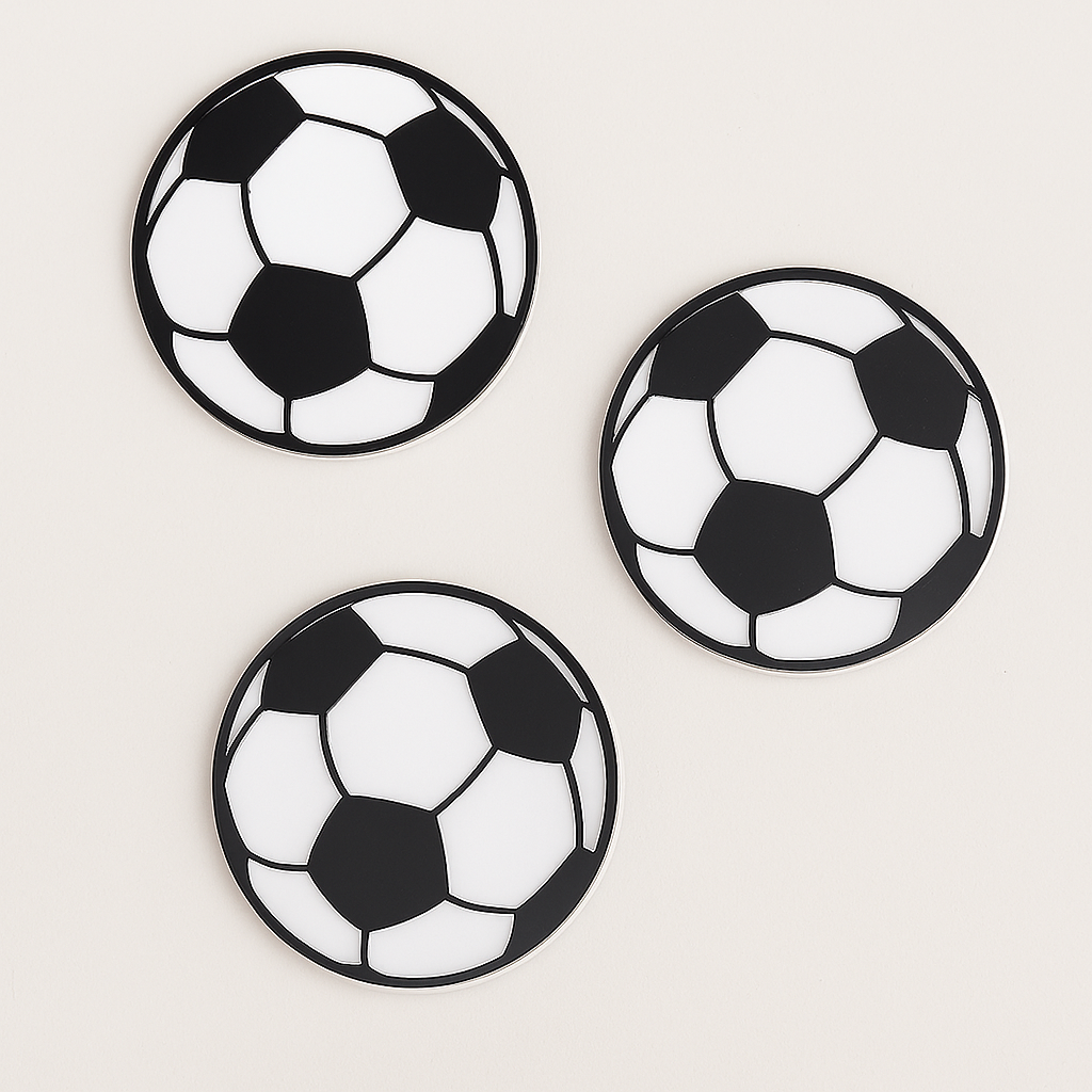 Football Cupcake / Cake Charms - Small