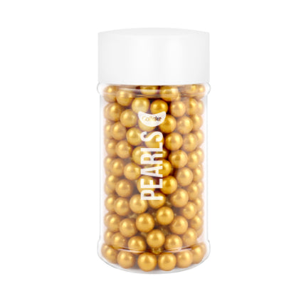 Go Bake 7mm Sugar Pearls - Gold