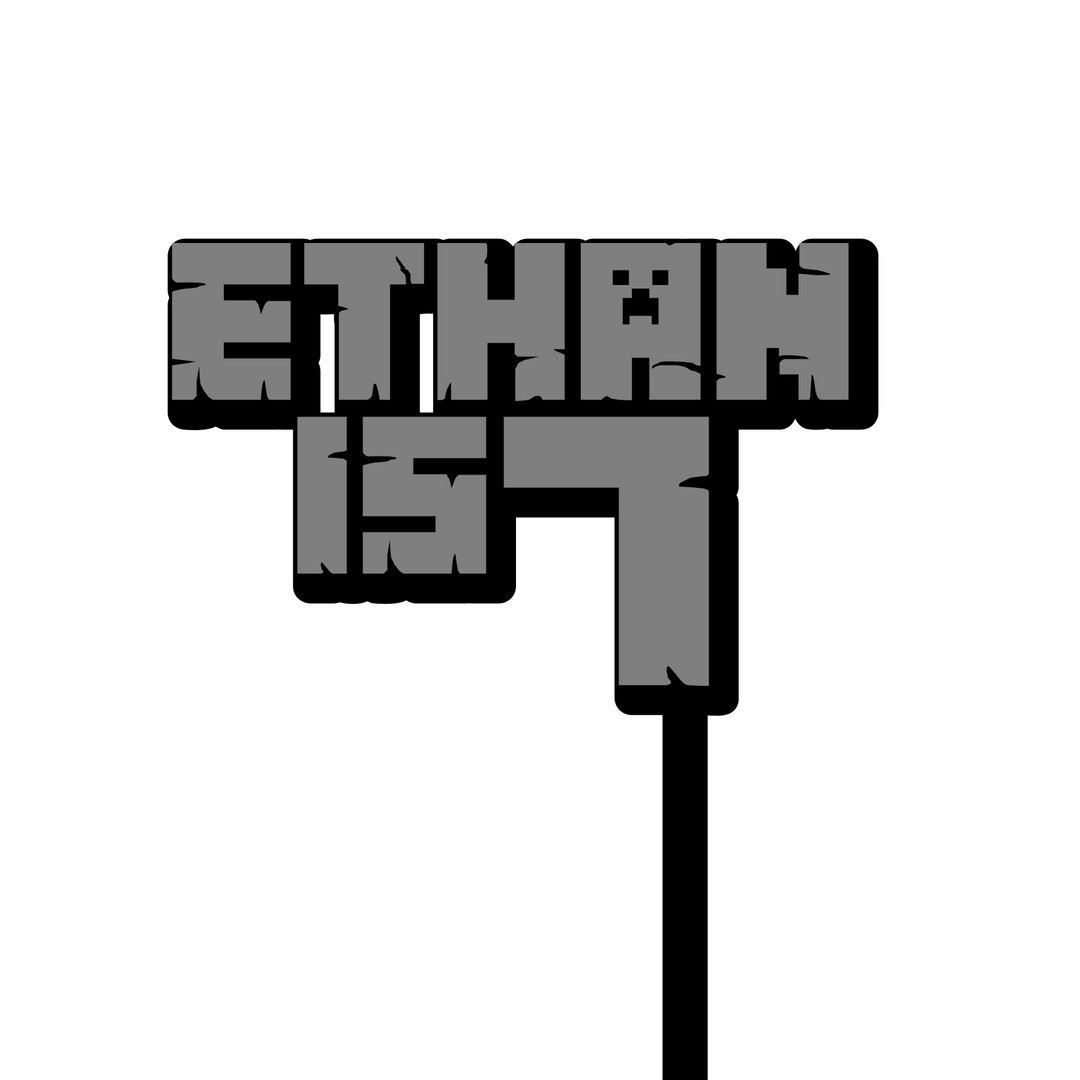 Custom Name and Number Minecraft Style Cake Topper