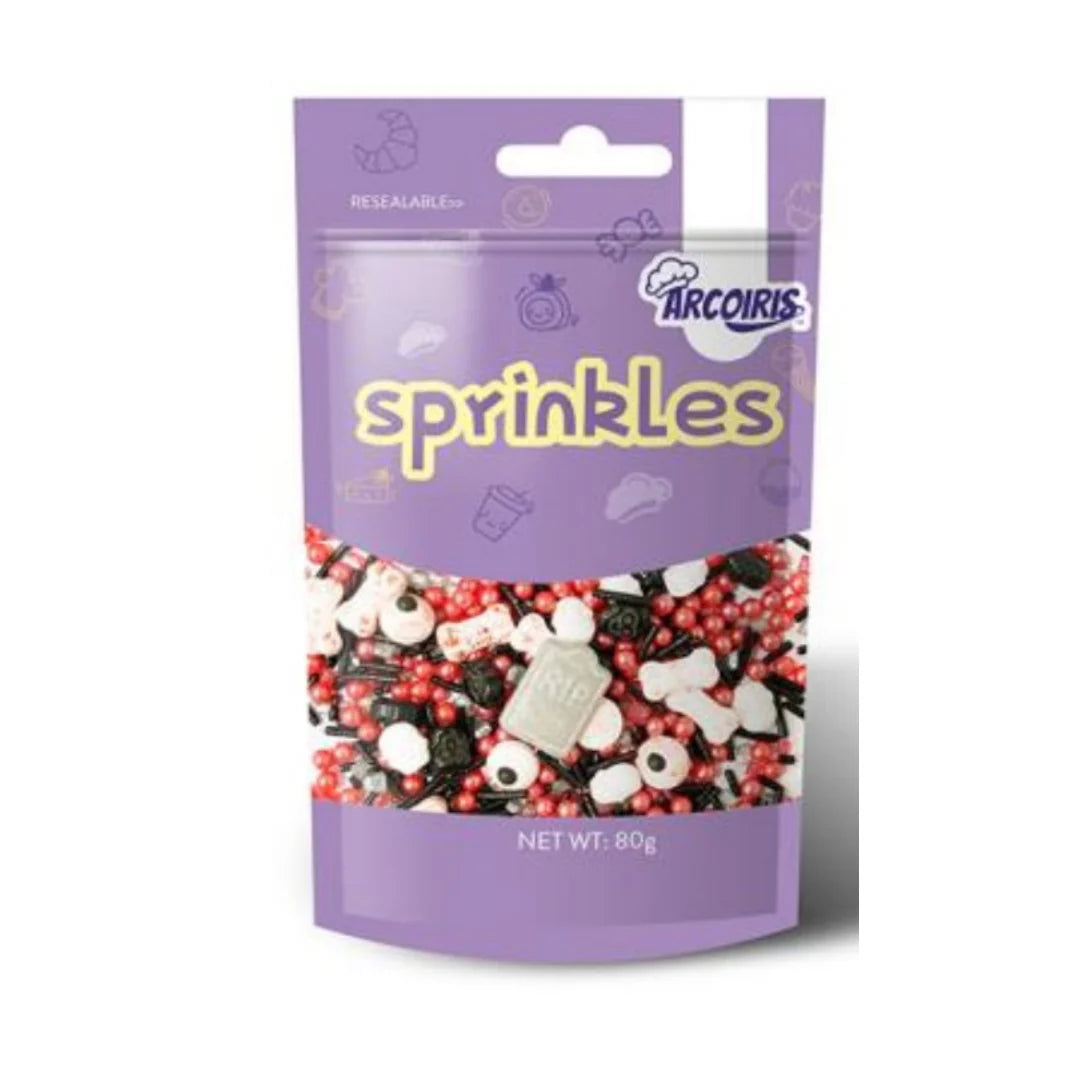 Bloody Eyeballs and Bones Sprinkle Mix
