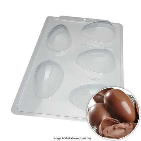 BWB Smooth Easter Egg Mould 100g