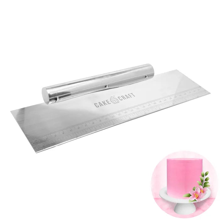 Cake Craft Long Edge Scraper with Handle
