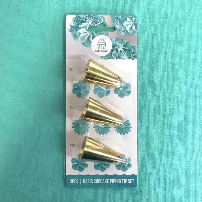 Cake Craft Large Cupcake Piping Tip Set