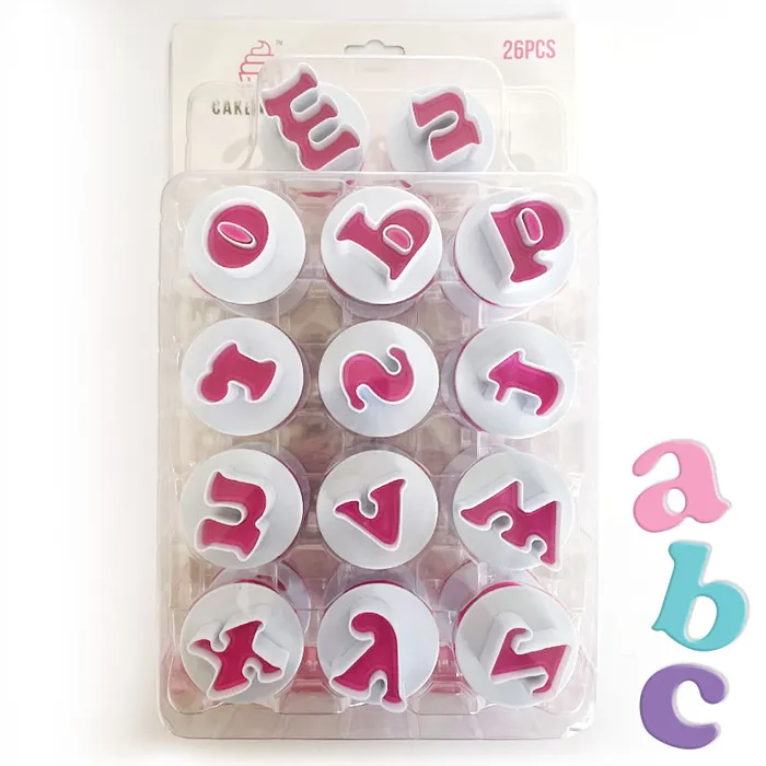 Fondant alphabet outlet cutter