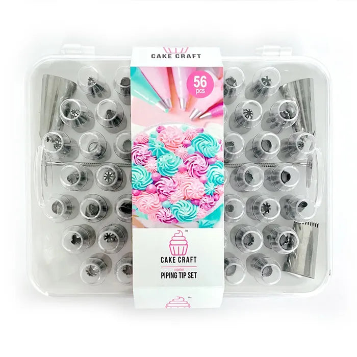 Cake Craft 56pc Master Piping Tip Set