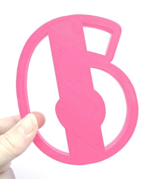 CW Large Number Cookie Cutter - 6 / 9