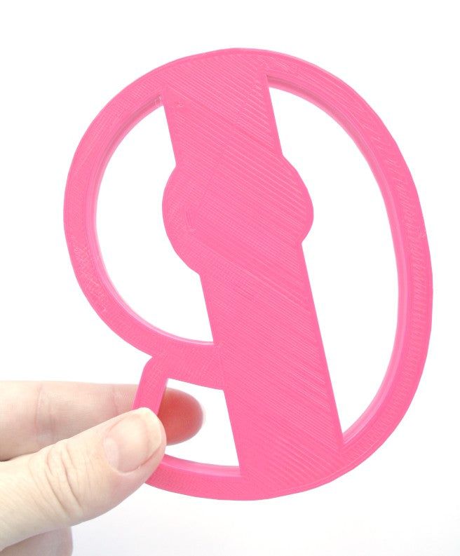 CW Large Number Cookie Cutter - 6 / 9