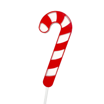 Christmas Candy Cane Cake Topper