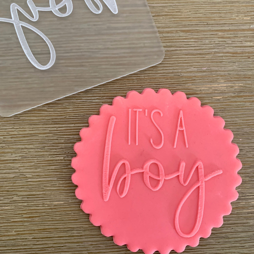 CW Raised Stamp - It's a Boy