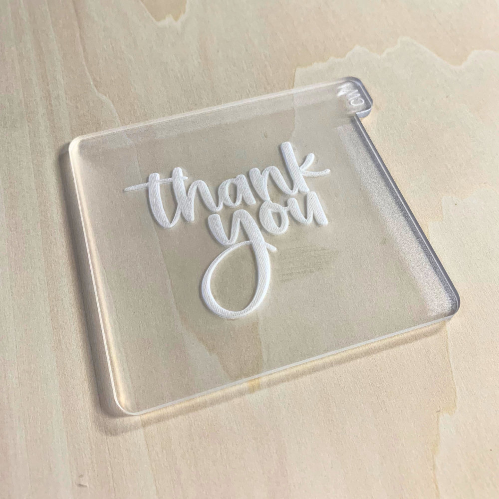 CW Raised Stamp - Thank You