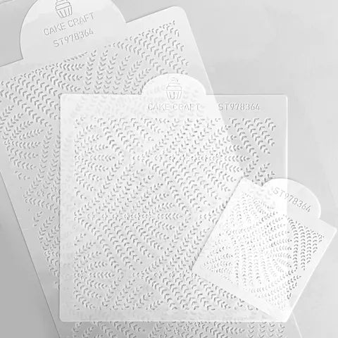 Cake Craft Fern Stencil 3pk