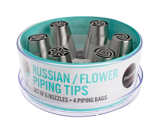 Mondo Flower Piping Tip Set