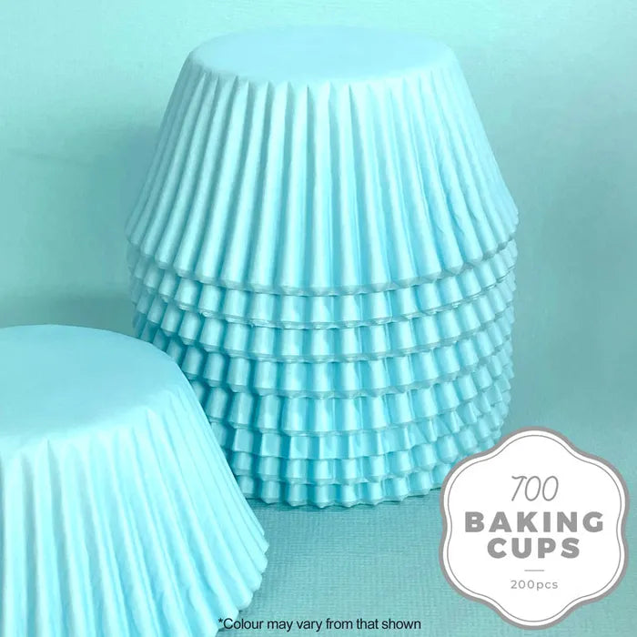 Plain Baking Cups - Cupcake Cases - Pastel Blue (Standard)