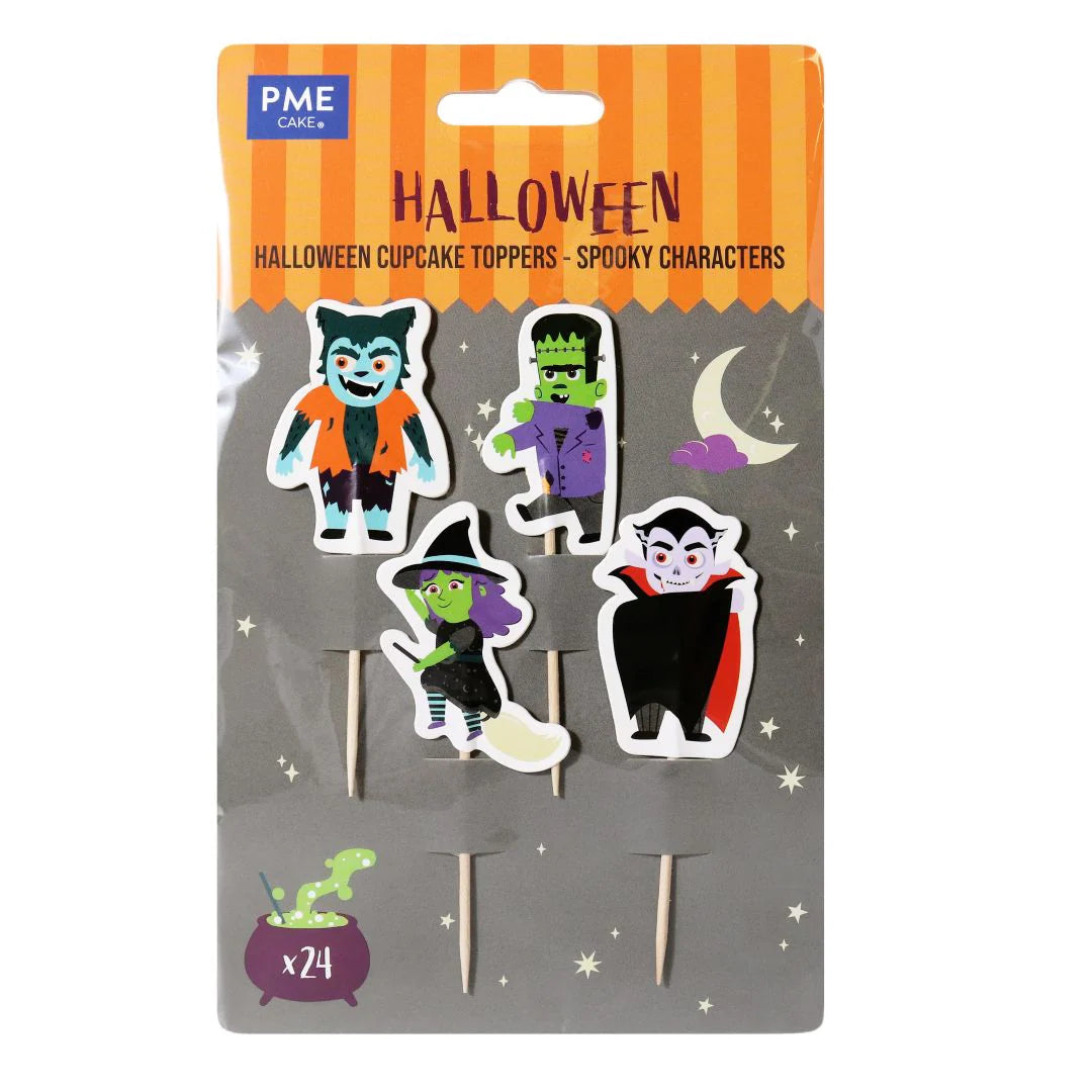 PME Halloween Cupcake Toppers x24