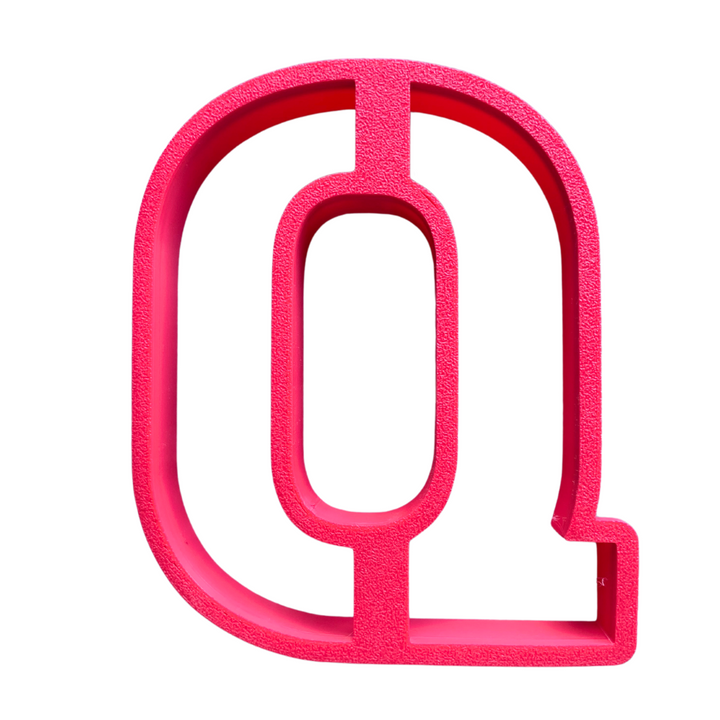 CW Large Letter Cookie Cutter - Q