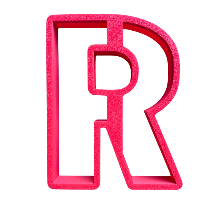 CW Large Letter Cookie Cutter - R