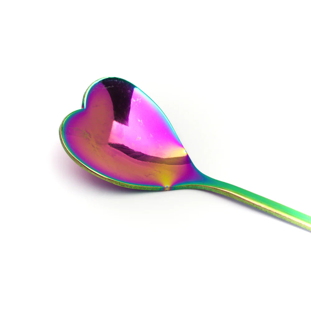 Rainbow Heart Sprinkle Spoon