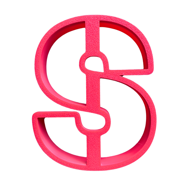 CW Large Letter Cookie Cutter - S