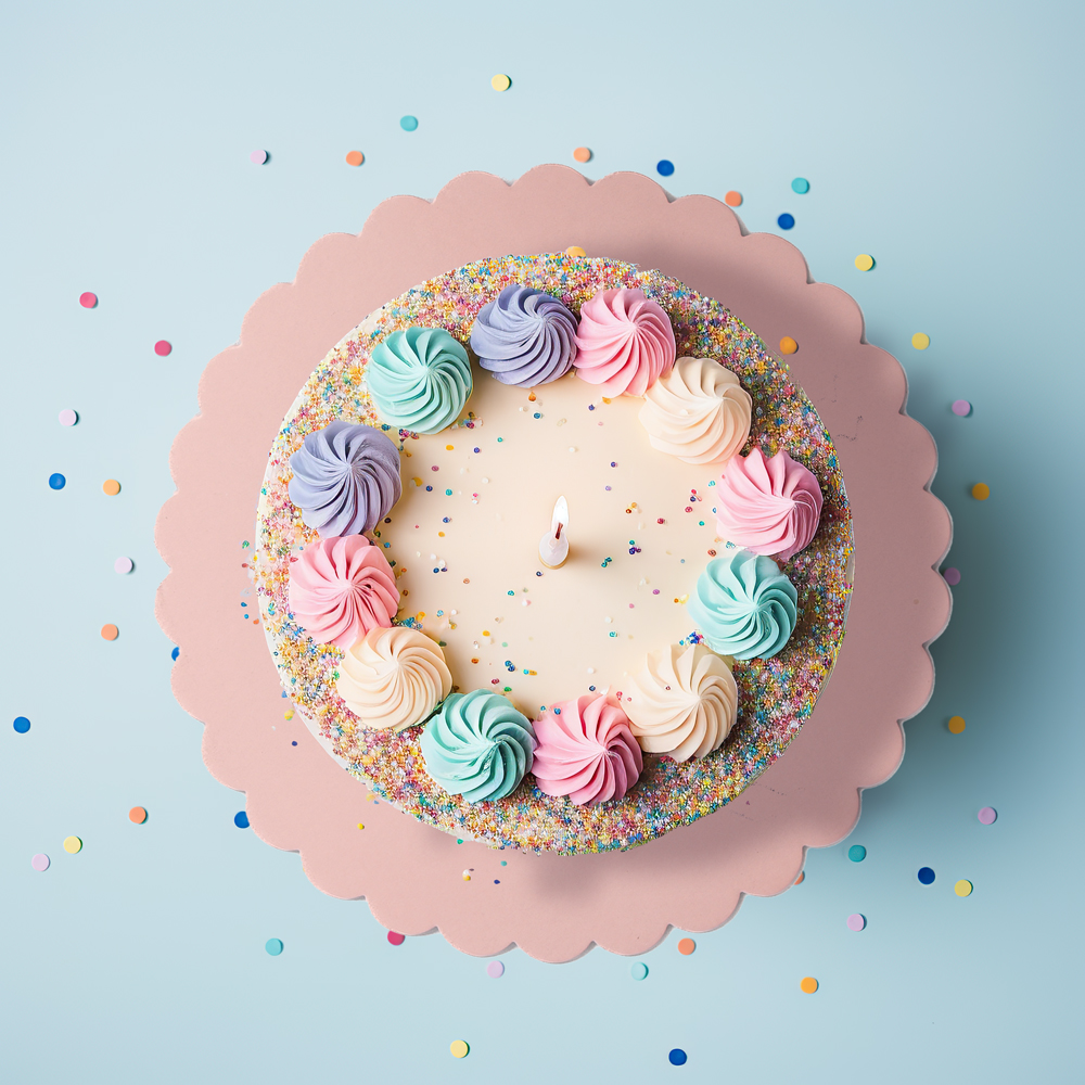 10" Scalloped Cake Board 3mm - Pink