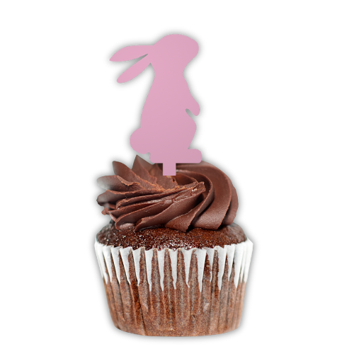 CW Standing Bunny Cupcake Toppers