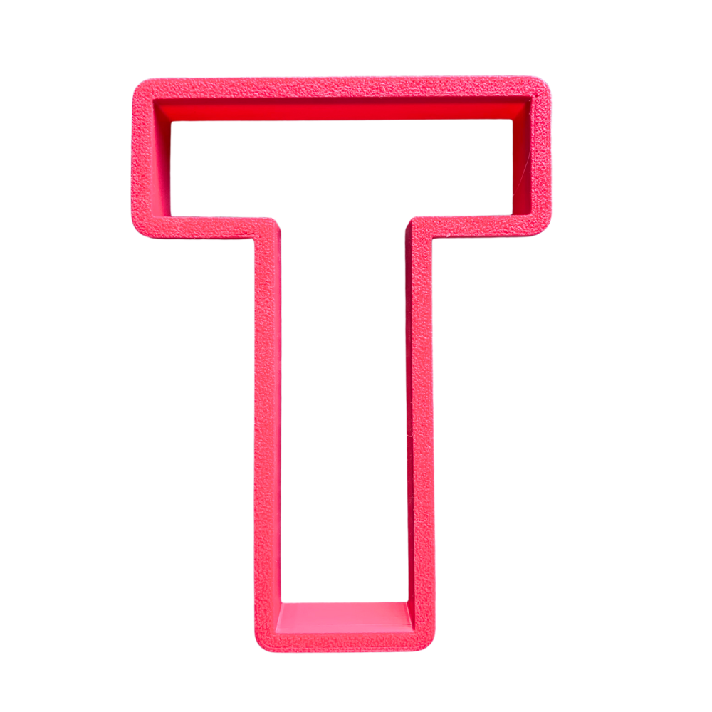 CW Large Letter Cookie Cutter - T