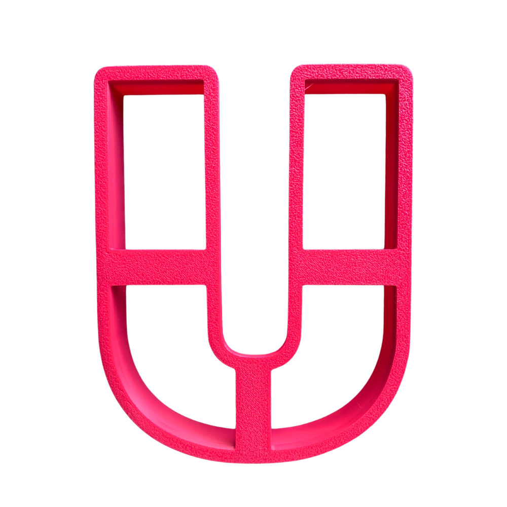 CW Large Letter Cookie Cutter - U