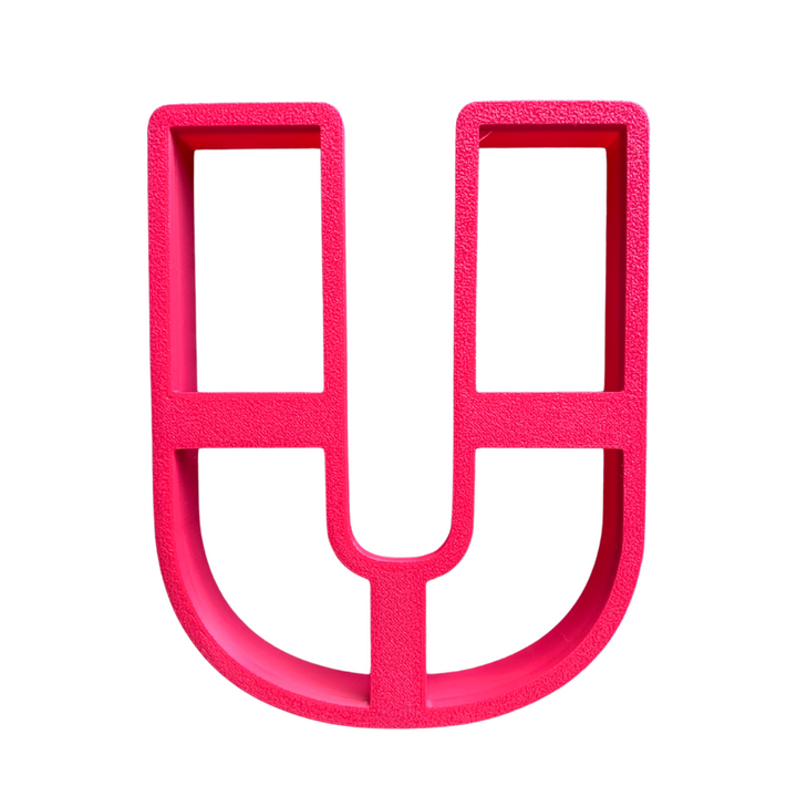CW Large Letter Cookie Cutter - U