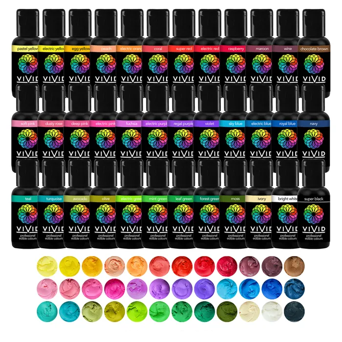 Vivid 36 Pack Gel Colours