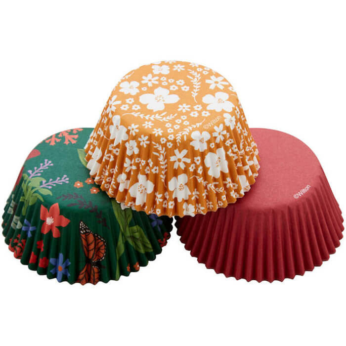 Wilton Floral Baking Cups - Cupcake Cases