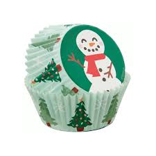 Wilton Christmas Snowman Baking Cups