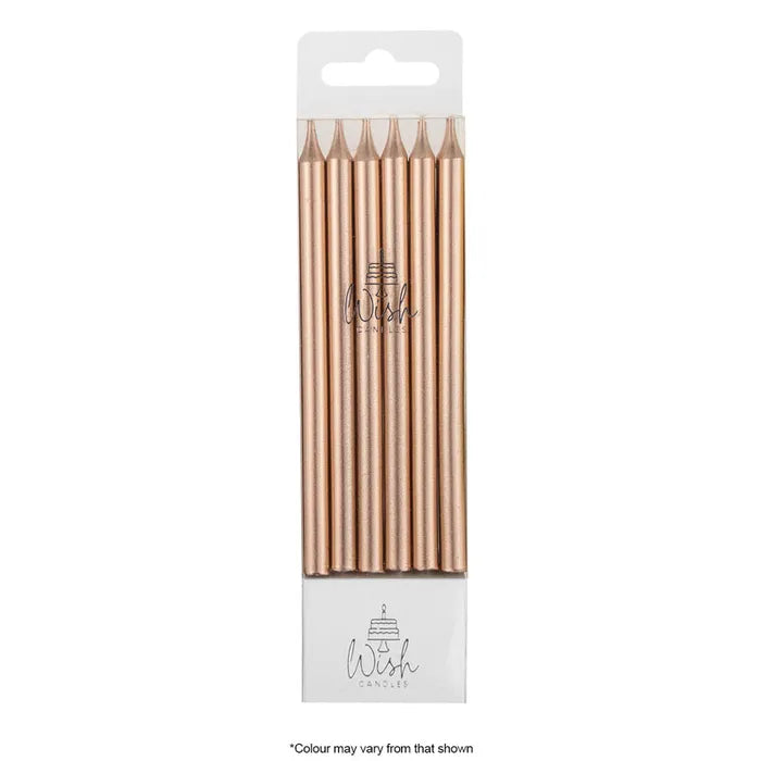 Wish Tall Rose Gold Candles