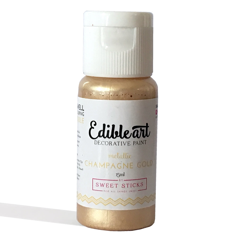 Edible Art Paint - Metallic Champagne Gold