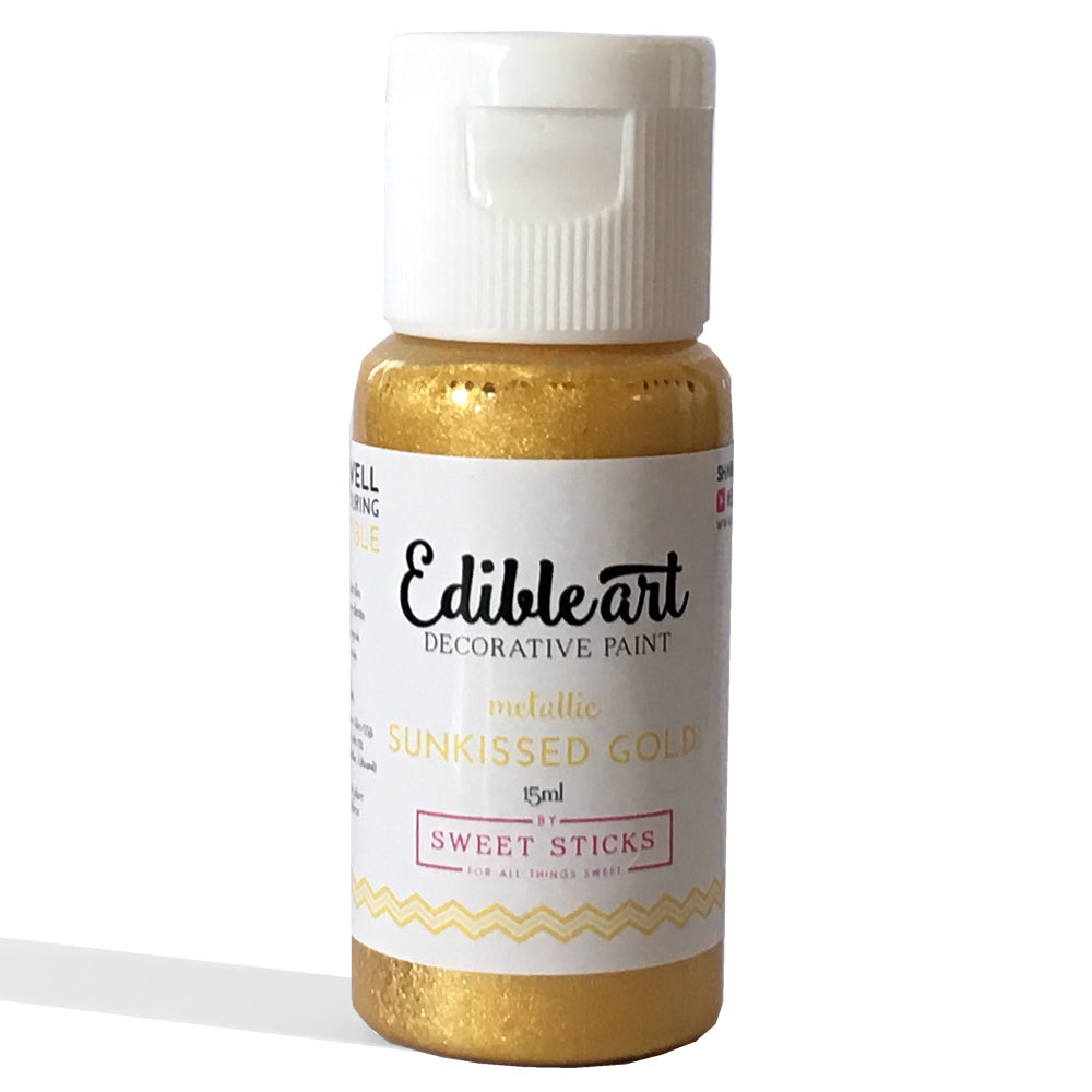 Edible Art Paint - Metallic Sunkissed Gold