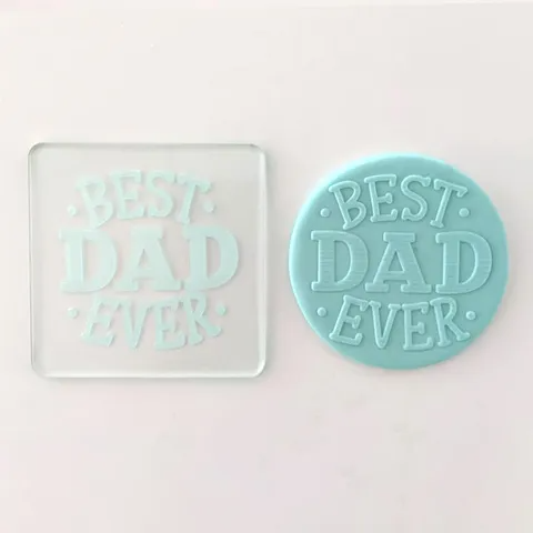 Best Dad Ever Debosser Stamp