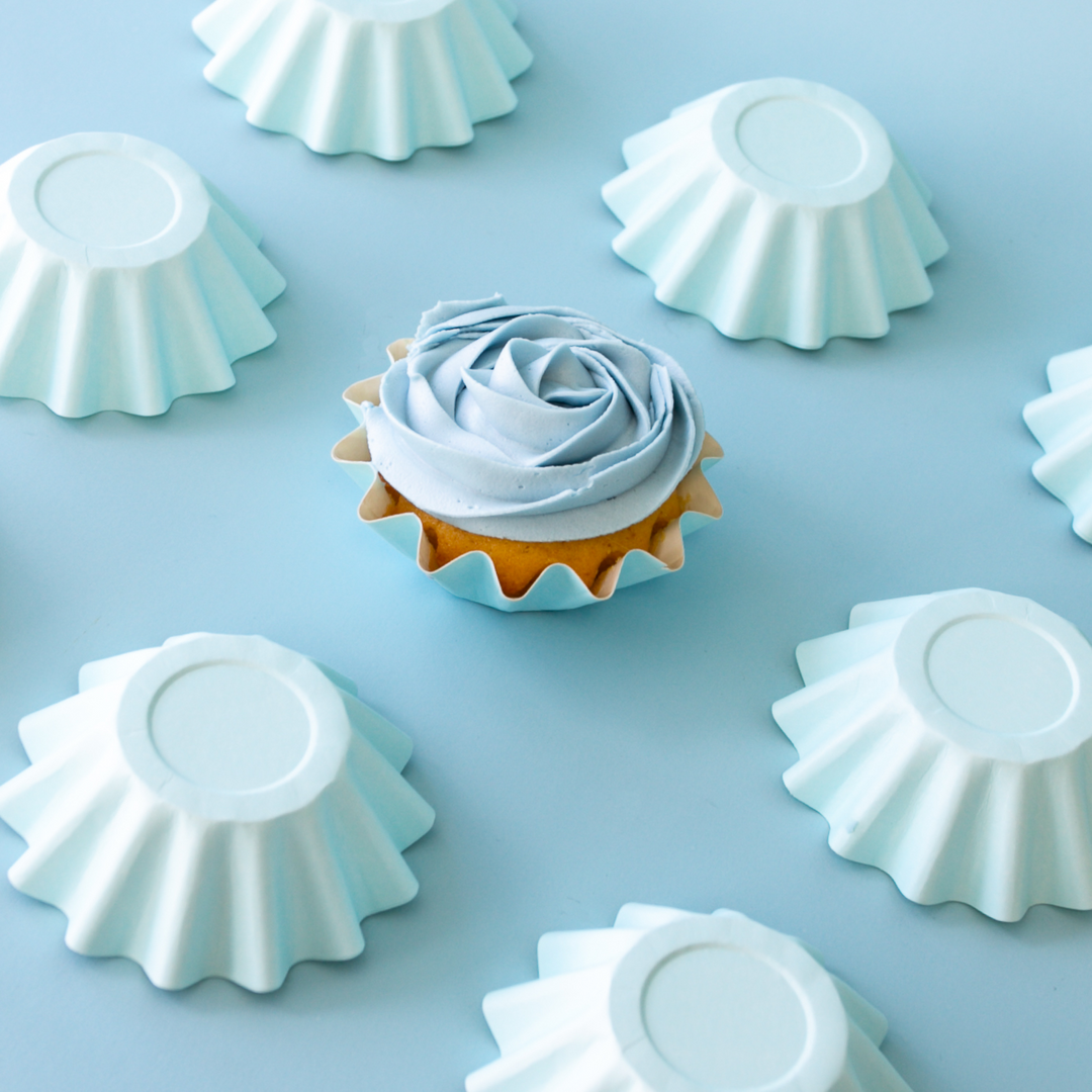 Bloom Baking Cups - Pastel Blue