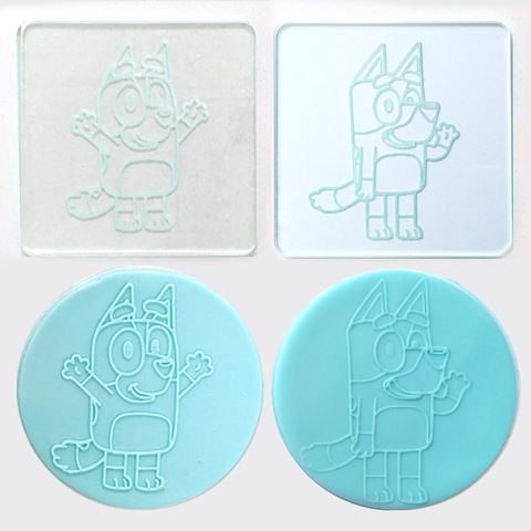 Bluey 2pc Debosser Stamp Set