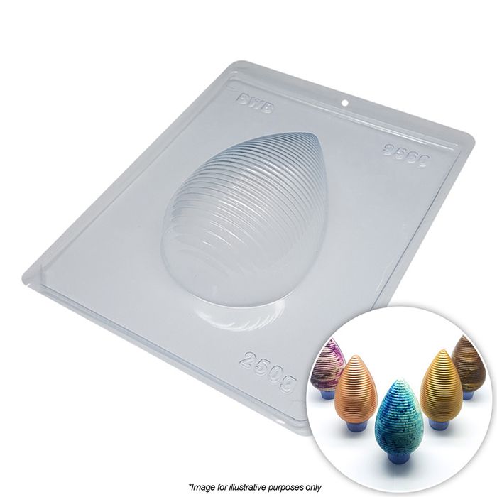 BWB Striped Easter Egg Mould 250g