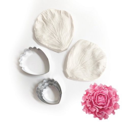 Cake Craft Peony Cutter and Veiner Set