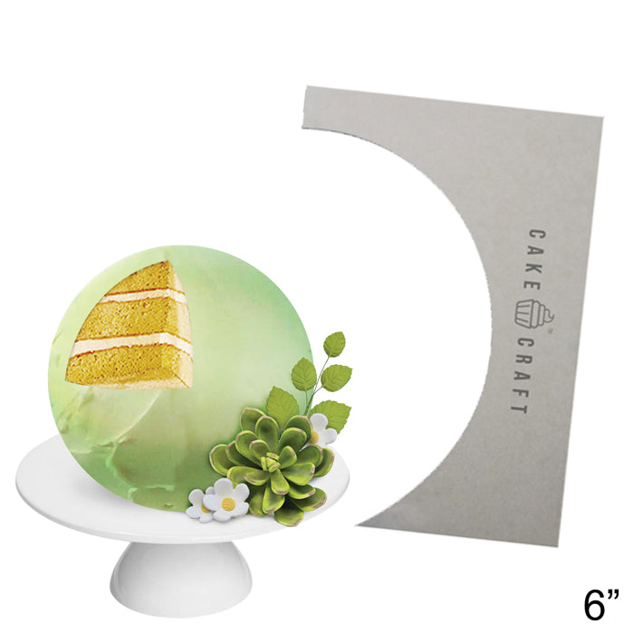 Cake Craft Stainless Steel Scraper - Sphere 6"