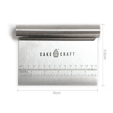 Cake Craft Rolled Handle Scraper - Small