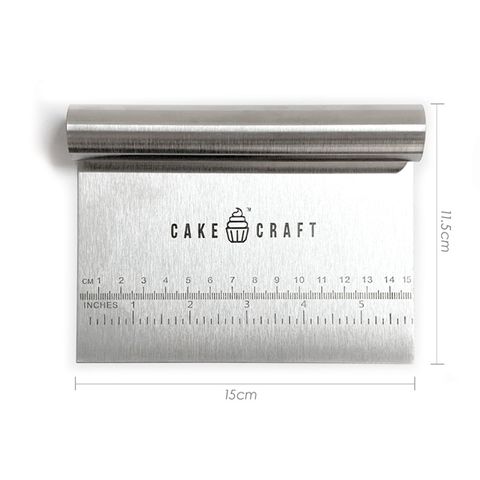 Cake Craft Rolled Handle Scraper - 15cm