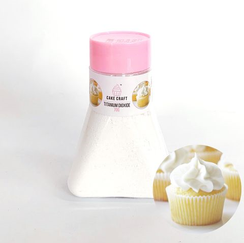 Cake Craft Titanium Dioxide 70g - whitener!