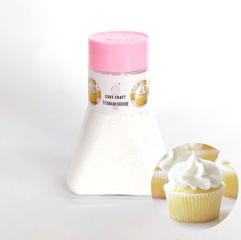 Cake Craft Titanium Dioxide 60g - whitener!