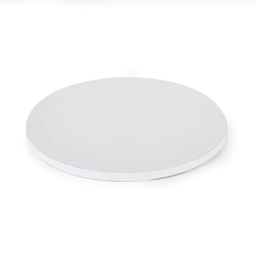 12" Round Cake Drum Board 12mm - White