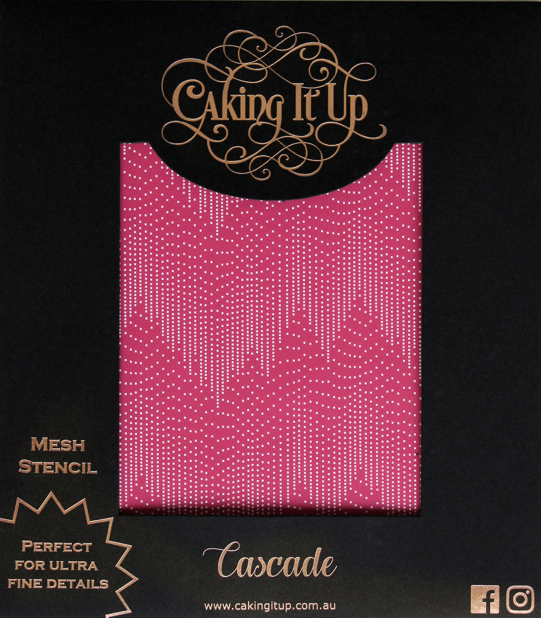 Caking It Up - Cascade Mesh Stencil