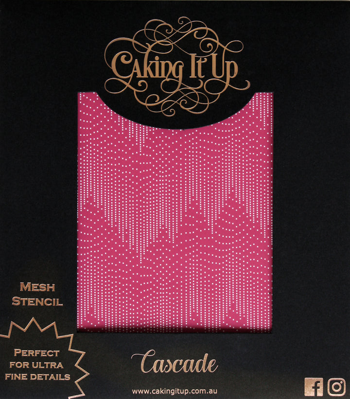 Caking It Up - Cascade Mesh Stencil