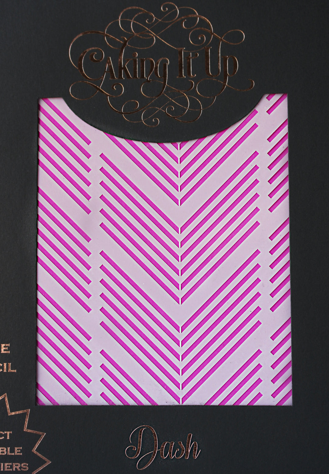 Caking It Up - Dash Stencil