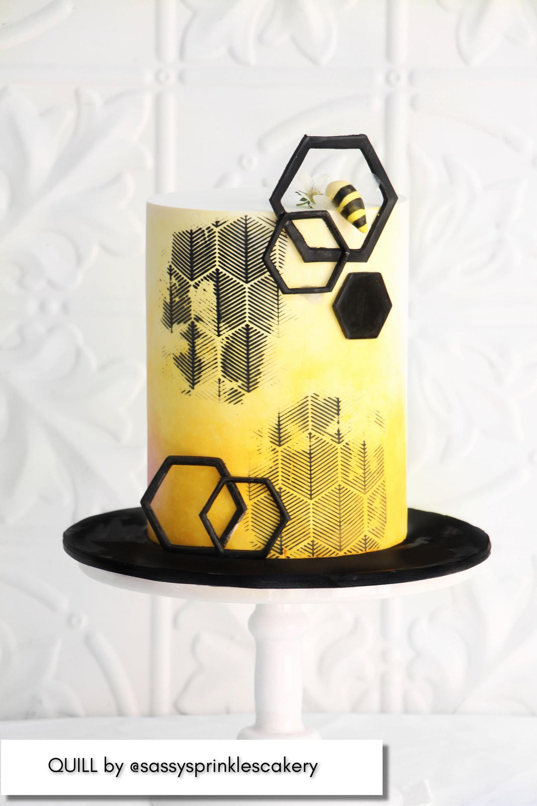 Caking It Up - Quill Mesh Stencil