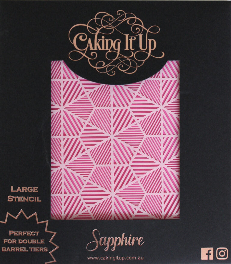 Caking It Up - Sapphire Stencil